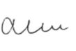 signature of allie